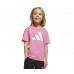 ADIDAS LK BL TEE JC9718 ΠΑΙΔΙΚΗ ΒΑΜΒΑΚΕΡΗ ΜΠΛΟΥΖΑ T.Shirt ΚΟΡΙΤΣΙ ΡΟΖ